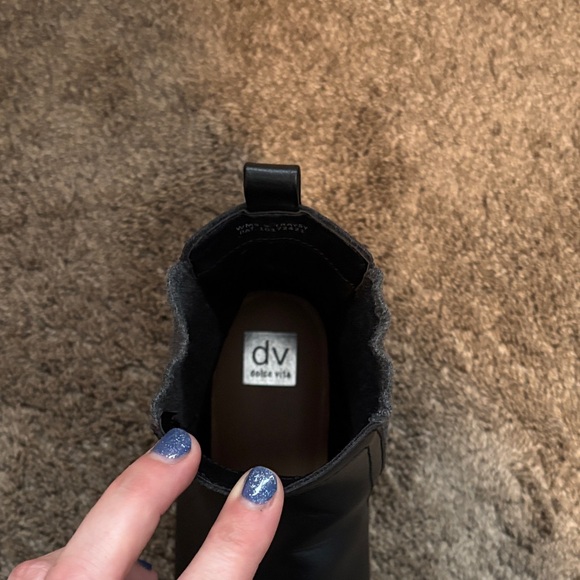 DV by Dolce Vita Black and Gray Ankle Boots - Picture 2 of 4